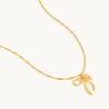 Aine Bow Necklace
