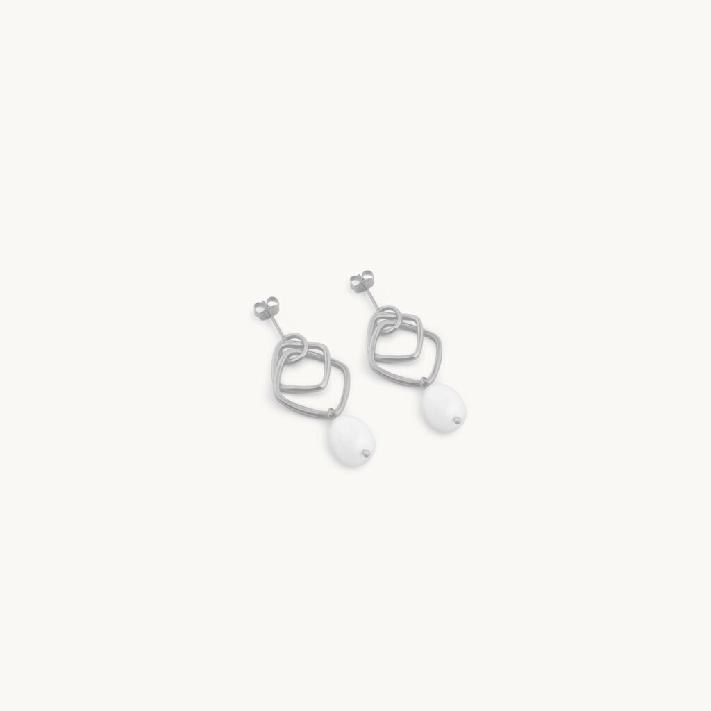 Selkie Pearl Earrings — alternative view