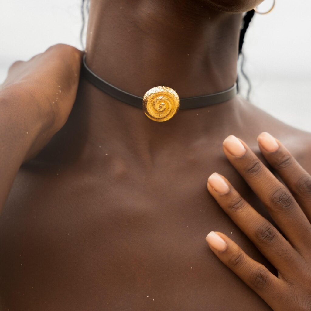 Ocean Glow Choker — alternative view